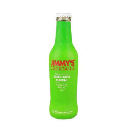 Jimmys Soft Drink Cocktails Green Apple Martini